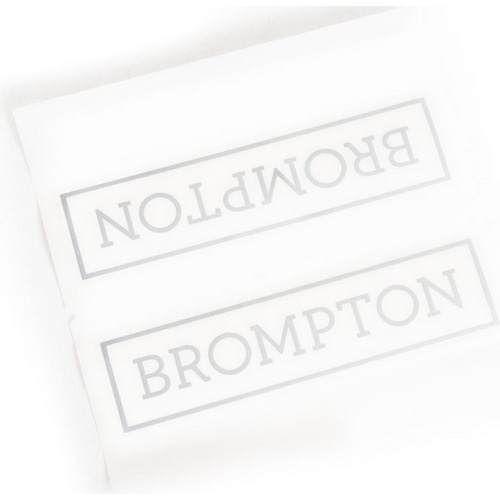 BROMPTON ( ブロンプトン ) ステッカー DECAL BROMPTON LOGO-STD ( デカール ブロンプトンロゴ-スタンダード )  シルバー