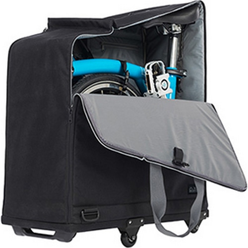 BROMPTON ( uvg ) ܂ݎ]ԗp֍s PADDED TRAVEL BAG WITH 4 ROLLERS ( pebhgxobOWITH 4[[ ) ubN