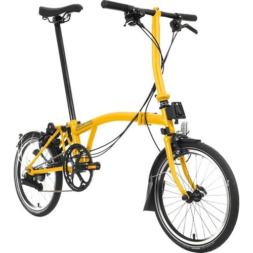BROMPTON ( ブロンプトン ) 折りたたみ自転車 C-LINE URBAN LOW S2L ( C ライン アーバン ロー ) バンブルビーイエロー ( 適正身長145-185cm前後 )