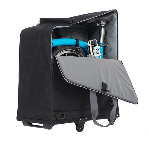 BROMPTON ( �u�����v�g�� ) �܂��ݎ��]�ԗp�֍s�� PADDED FOLDING BIKE TRANSIT TRAVEL BAG �u���b�N
