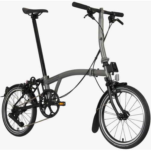 BROMPTON ( ブロンプトン ) 折りたたみ自転車 P LINE URBAN LOW ( P ライン ロー ) S4L ストームグレー  適正身長145-185cm前後