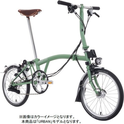 BROMPTON ( ブロンプトン ) 折りたたみ自転車 C LINE URBAN LOW S2L ( Cライン アーバン ロウ ) ローレルグリーン  ( 身長目安165cm前後 ) | 自転車・パーツ・ウェア通販 | ワイズロードオンライン