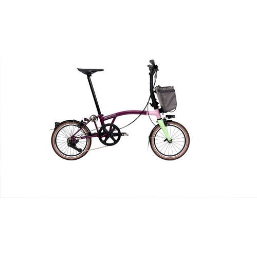 BROMPTON ( �u�����v�g�� ) �܂肽���ݎ��]�� P LINE URBAN EXPLORER MID M4L ( P ���C�� �A�[�o�� �G�N�X�v���[���[ �~�b�h M4L ) �g���C���C�g/�_�X�N/�~���g �����T�C�Y ( �K���g��145-185cm�O�� )