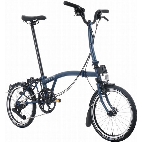 BROMPTON ( ブロンプトン ) 折りたたみ自転車 C Line URBAN MID ( Cライン アーバン ミッド ) M4L 4S オーシャンブルー (身長目安 145-185cm)