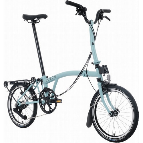 BROMPTON ( ブロンプトン ) 折りたたみ自転車 C Line URBAN MID ( Cライン アーバン ミッド ) M4R 4S リアキャリア付き ターキッシュグリーン (身長目安 145-185cm)