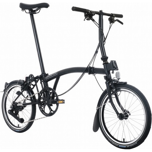BROMPTON ( ブロンプトン ) 折りたたみ自転車 C Line URBAN LOW ( Cライン アーバン ロウ ) S4L 4S マットブラック (身長目安 145-185cm)