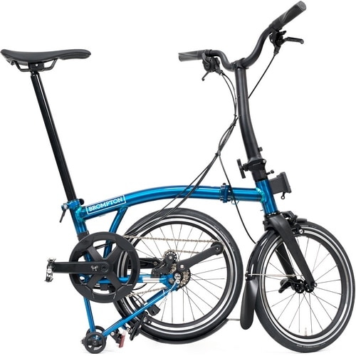 BROMPTON ( ブロンプトン ) 折りたたみ自転車 P LINE MK2 ( Pライン マーク2 ) 4速 MID ラックなし M4L パシフィックラッカー ( 適正身長145-185cm前後 )