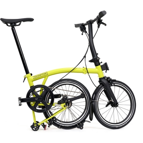 BROMPTON ( �u�����v�g�� ) �܂肽���ݎ��]�� P LINE MK2 ( P���C�� �}�[�N2 ) 4�� LOW ���b�N�Ȃ� S4L �X�^�[�t���[�c���^���b�N ( �K���g��145-185cm�O�� )