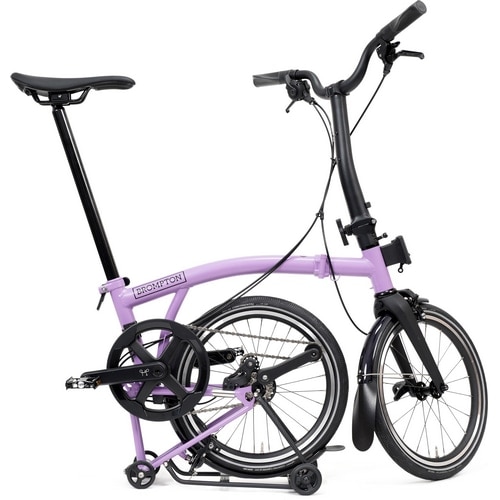 BROMPTON ( ブロンプトン ) 折りたたみ自転車 P LINE MK2 ( Pライン マーク2 ) 4速 MID ラックあり M4R ライラックストーン ( 適正身長145-185cm前後 )