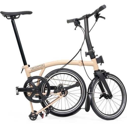 BROMPTON ( �u�����v�g�� ) �܂肽���ݎ��]�� P LINE MK2 ( P���C�� �}�[�N2 ) 4�� LOW ���b�N�Ȃ� S4L �f���[���T���h ( �K���g��145-185cm�O�� )