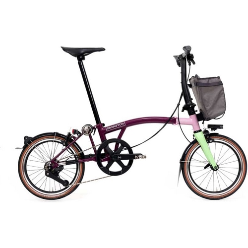 BROMPTON ( �u�����v�g�� ) �܂肽���ݎ��]�� P LINE URBAN EXPLORER LOW S4L ( P ���C�� �A�[�o�� �G�N�X�v���[���[ ���[ S4L ) �g���C���C�g/�_�X�N/�~���g �����T�C�Y ( �K���g��145-185cm�O�� )