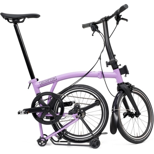 BROMPTON ( ブロンプトン ) 折りたたみ自転車 P LINE MK2 ( Pライン マーク2 ) 4速 LOW ラックあり S4R ライラックストーン ( 適正身長145-185cm前後 )