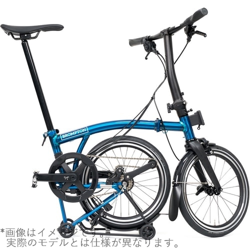 BROMPTON ( ブロンプトン ) 折りたたみ自転車 P LINE MK2 ( Pライン マーク2 ) 12速 LOW ラックあり SLR パシフィックラッカー ( 適正身長145-185cm前後 )