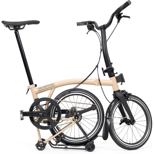 BROMPTON ( �u�����v�g�� ) �܂肽���ݎ��]�� P LINE MK2 ( P���C�� �}�[�N2 ) 4�� MID ���b�N���� M4R �f���[���T���h ( �K���g��145-185cm�O�� )