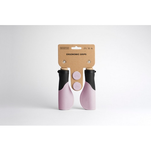 BROMPTON ( ブロンプトン ) グリップ COLOURLAB ERGONOMIC GRIPS ( カラーラボ エルゴノミック グリップ ) ピンク
