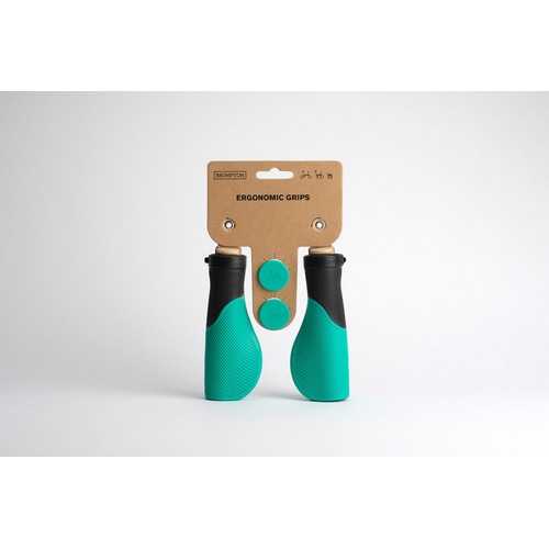 BROMPTON ( ブロンプトン ) グリップ COLOURLAB ERGONOMIC GRIPS ( カラーラボ エルゴノミック グリップ ) グリーン