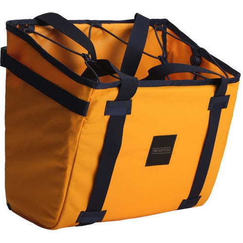 BROMPTON ( �u�����v�g�� ) �t�����g�o�b�O/�n���h���o�b�O BASKET BAG SMALL ( �o�X�P�b�g�o�b�O �X���[�� ) �T���Z�b�g�C�G���[/�l�C�r�[