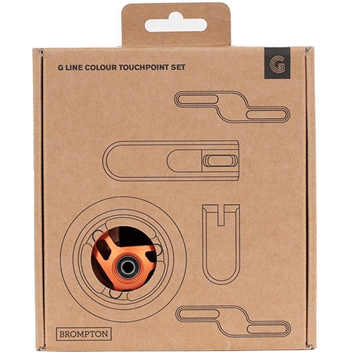 BROMPTON ( �u�����v�g�� ) �t���[�������E���A�f�B���C���[�n���K�[ COLOURLAB ROLLER WHEEL PAIR - G LINE ( ���[���[�z�C�[���y�A - G LINE ) �I�����W