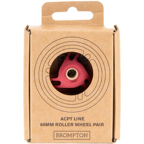 BROMPTON ( �u�����v�g�� ) �L�����A�p�[�c ROLLER WHEEL PAIR - ACPT LINE ( ���[���[�z�C�[���y�A - ACPT LINE ) ���b�h