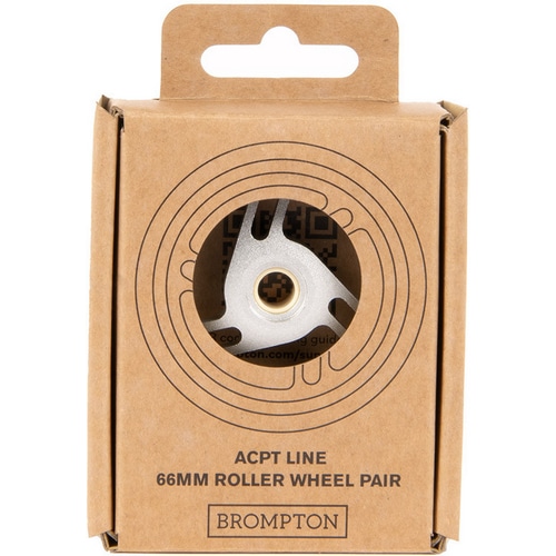 BROMPTON ( �u�����v�g�� ) �L�����A�p�[�c ROLLER WHEEL PAIR - ACPT LINE ( ���[���[�z�C�[���y�A - ACPT LINE ) �V���o�[