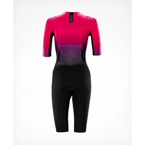 HUUB ( フーブ ) トライスーツ COLLECTIVE TRISUIT WMN ( コレクティブ トライスーツ ウィメンズ ) ブラック/レッドフェイド XS レディース