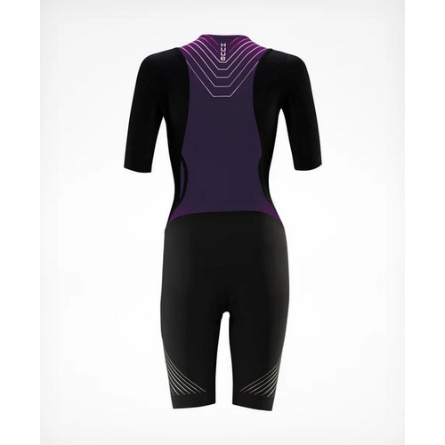HUUB ( フーブ ) トライスーツ PINNACLE TRISUIT W ( ピナクル トライスーツ ウィメンズ ) ブラック/グレープ XS レディース