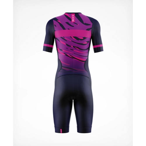 HUUB ( フーブ ) トライスーツ W CORE PRIME Q2 TRI SUIT ( ウィメンズ コア プライム Q2 トライスーツ ) パープル L レディース