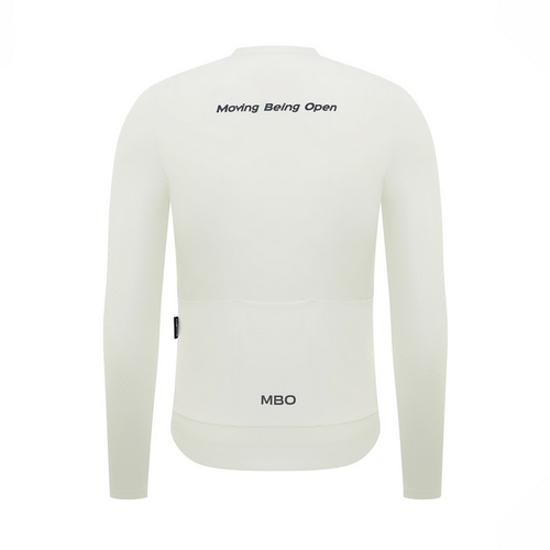 MBO ( �G���r�[�I�[ ) �����W���[�W C140 MEN'S LONG SLEEVES JERSEY ( �����Y �����O �X���[�u �W���[�W ) �X�m�[ �z���C�g S