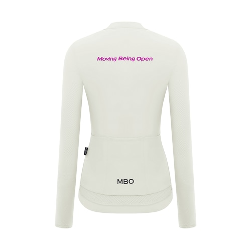 MBO ( �G���r�[�I�[ ) �����W���[�W C150 WOMEN'S LONG SLEEVES JERSEY ( �E�B�����Y �����O �X���[�u �W���[�W ) �X�m�[ �z���C�g S ���f�B�[�X