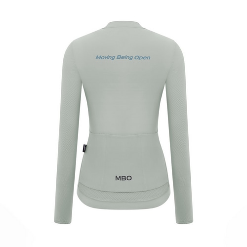 MBO ( エムビーオー ) 長袖ジャージ C150 WOMEN'S LONG SLEEVES JERSEY ( ウィメンズ ロング スリーブ ジャージ ) ペール クラウディ グレー S レディース
