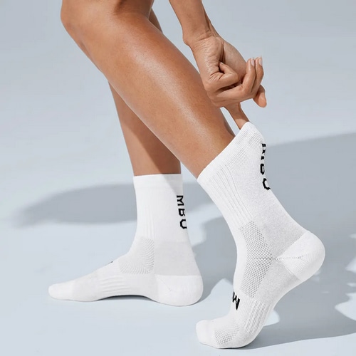 MBO ( �G���r�[�I�[ ) �\�b�N�X AS02 CYCLING SOCKS ( AS02 �T�C�N�����O�\�b�N�X ) �z���C�g L/XL ( 25.0-28.0cm )