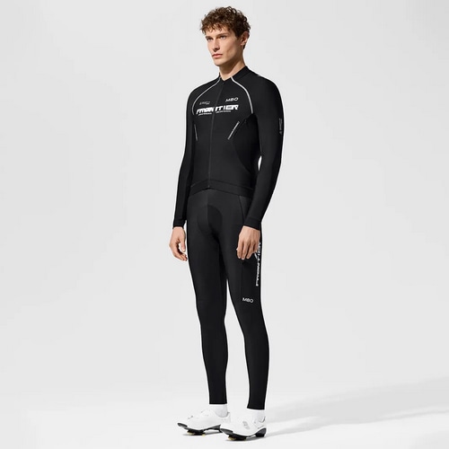 MBO ( エムビーオー ) 長袖ジャージ C362 MEN'S LONG SLEEVE THERMAL JERSEY CARVICO ( メンズ ロングスリーブ サーマル ジャージ カルヴィコ ) ブラックナイト S
