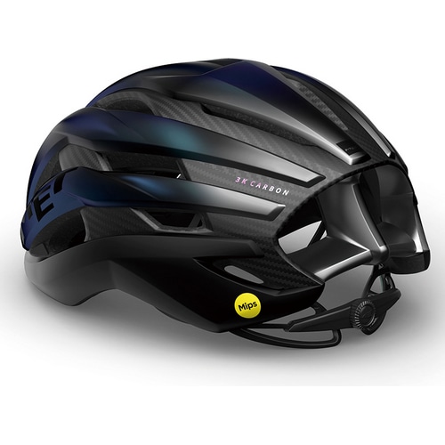 MET ( メット ) スポーツヘルメット TRENTA 3K CARBON MIPS ( トレンタ 3K カーボン ミップス ) ブルー  イリディセント/マット L ( 58-61cm )