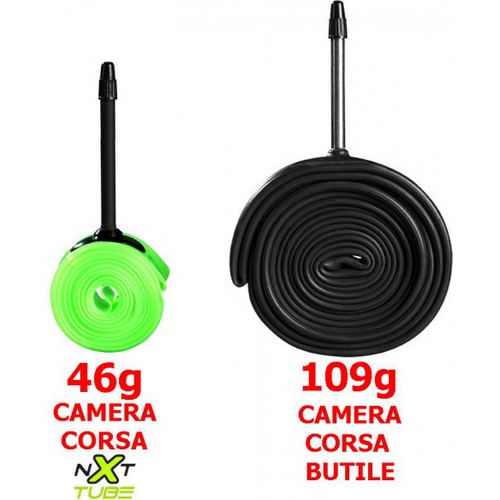 BARBIERI ( バルビエリ ) チューブ NXT TPU チューブ FOR ROAD グリーン 700X23-32C FV75 ( 622 )