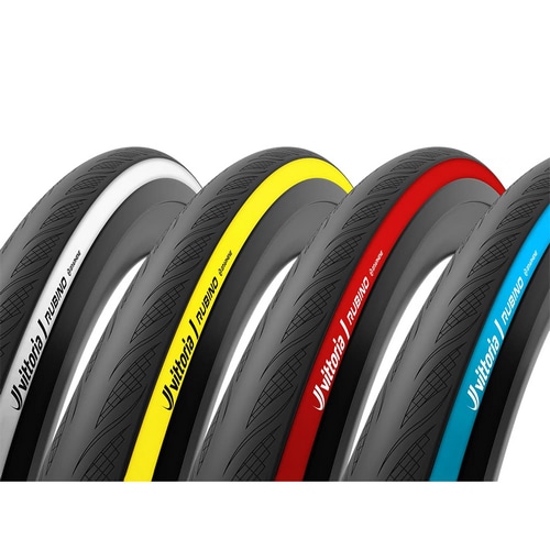 VITTORIA ( �r�b�g���A ) �N�����`���[�^�C�� RUBINO TUBE-TYPE ( ���r�m �`���[�u�^�C�v ) �u���b�N/�C�G���[ 700X28C ( 622 )