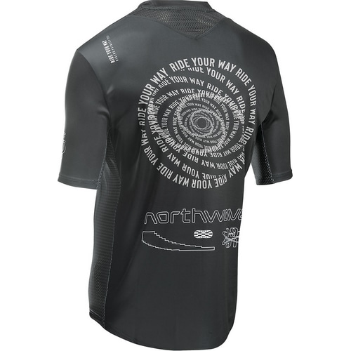 NORTH WAVE ( ノースウェーブ ) 半袖ジャージ EDGE 2 JERSEY SHORT SLEEVE ( エッジ 2 ロングスリーブジャージ ) ブラック/サンド L