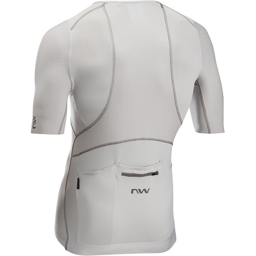 NORTH WAVE ( ノースウェーブ ) 半袖ジャージ EXTREME ROCK JERSEY SHORT SLEEVE ( エクストリーム ロック ショートスリーブジャージ ) ライトグレー L