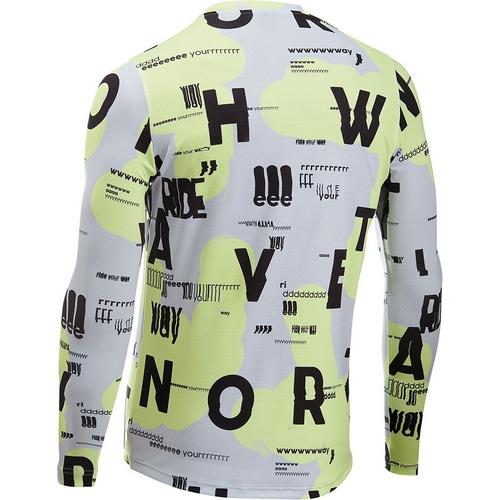 NORTH WAVE ( ノースウェーブ ) 長袖ジャージ BOMB TYPE JERSEY LONG SLEEVE ( ボム タイプ ロングスリーブジャージ ) マッチャ/ライトグレー L