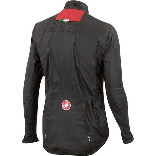 CASTELLI ( カステリ ) ウィンドブレーカー VELO JACKET ( ヴェロ ジャケット ) 010 ブラック L