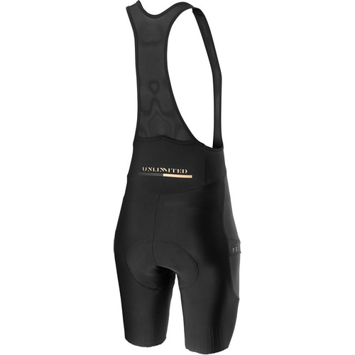 CASTELLI ( カステリ ) ビブショーツ UNLIMITED W BIBSHORT ( アンリミテッド W ビブショーツ ) 010 ブラック S レディース