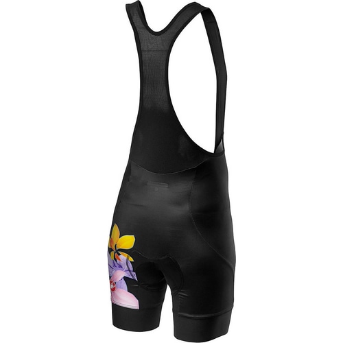 CASTELLI ( カステリ ) ビブショーツ FIORITA BIBSHORT ( フィオリータ ビブショーツ ) 010 ブラック S レディース