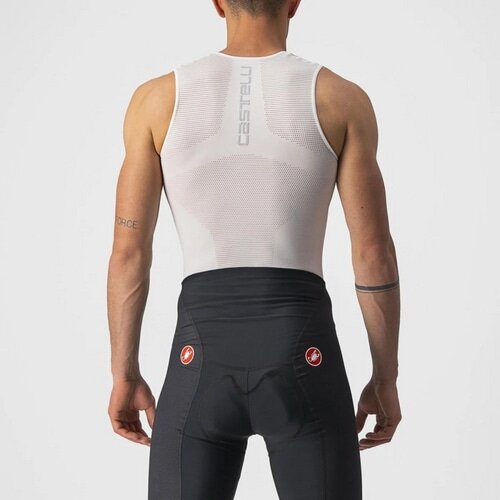 CASTELLI ( カステリ ) ノースリーブインナー CORE SEAMLESS BASE LAYER ( コア シームレス ベースレイヤー ) ホワイト L/XL