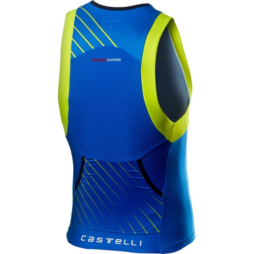 CASTELLI ( カステリ ) トライスーツ FREE TRI TOP ( フリー トライ トップ ) 059 ドライブ ブルー L レディース