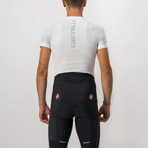 CASTELLI ( JXe ) Ci[ CORE SEAMLESS BASE LAYER SS ( RA V[X x[XC[ V[gX[u ) zCg L/XL