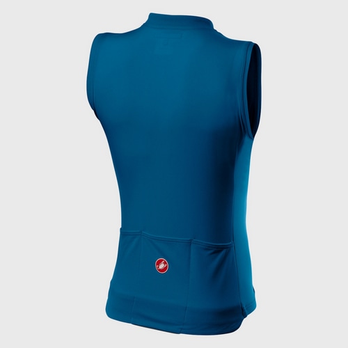 CASTELLI ( カステリ ) ベスト・ジレ ANIMA 3 SL ( アニマ 3 スリーブレス ) 420 マリンブルー/チェレステ S レディース