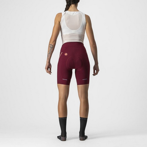 Pantaloncini Ciclismo Castelli Velocissima 3 Donna - Tessuto Opaco Compressione, Fondello KISS Air2