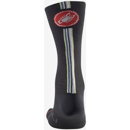 CASTELLI ( JXe ) \bNX RACING STRIPE 18 SOCK ( [VO XgCv 18 \bNX ) ubN  S/M (23-24.5cm)