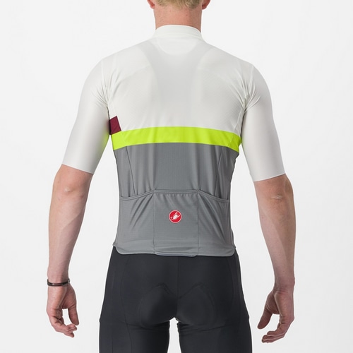 CASTELLI ( JXe ) W[W A BLOCCO JERSEY ( ubR W[W ) IVORY / BORDEAUX - E.LIME - S.SAGE ( AC{[ / {h[ - GNgbNC - ZhiZ[W ) S