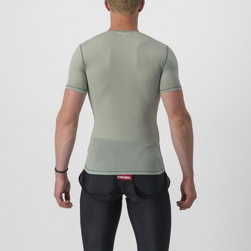 CASTELLI ( カステリ ) インナーウェア 半袖 PRO MESH 2.0 SHORT SLEEVE ( プロメッシュ 2.0 ショートスリーブ ) 346 ディフェンダーグリーン M