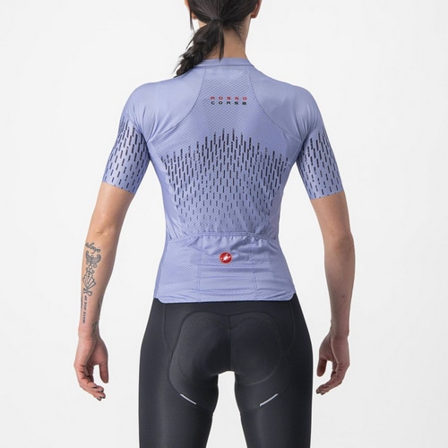 CASTELLI ( カステリ ) 半袖ジャージ AERO PRO W JERSEY ( エアロ プロ ウィメンズ ジャージー ) 534 バイオレット ミスト S レディース